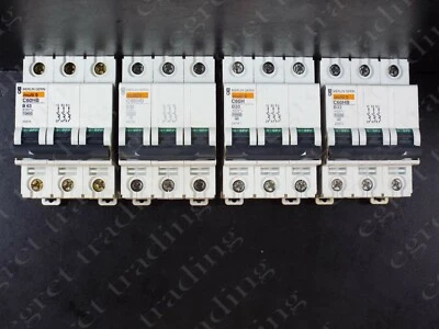 Merlin Gerin Schneider Multi 9 C60H 3P Triple Pole 3 Phase MCB Breaker NEW