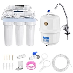 5 Stage Reverse Osmosis Water Filter System RO Drinking Faucet Purifier Home WQA - Picture 1 of 8