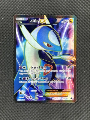 Latios EX 113/116 Plasma Freeze Full Art Ultra Rare Pokémon Card LP - Image 1 of 2