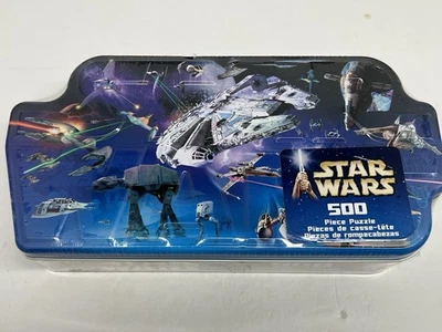Star Wars 500 Piezas El Imperio Vehículos Puzzle 12x24 Lata Coleccionable Sellado Nuevo Foto 1 de 4