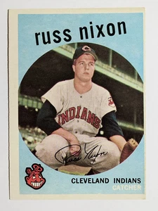 1959 Topps #344 Russ Nixon (VG) - Picture 1 of 2
