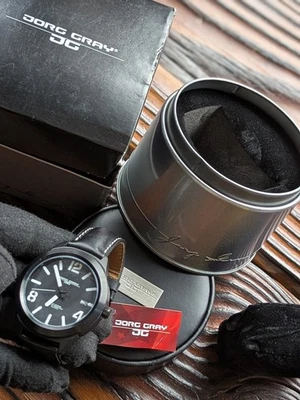 Reloj Jorg Gray 1959 Nuevo OldStock Series Hombre Unisex Negro Foto 1 de 4