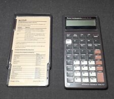 Texas Instruments BA II Plus Financial Calculator Vintage 1997 w/ cover and card