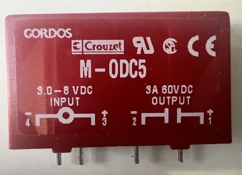 CROUZET Digital I/O Modules M-ODC5 Output 60VDC 3A 5V Logic Gordos - Image 1 of 1
