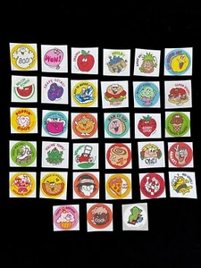 33 Scratch & Sniff Aufkleber - 32 Trend Retro Smelly Sticker + CTP Pickle Duft - Bild 1 von 2