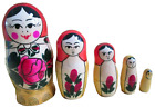 Russian Semenov Nesting Doll Set/5-pieces/Handmade/4.5" Tall/NEW