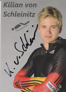 Kilian von Schleinitz - Deutschland, Gold Jun.-WM 2014 Skeleton, Original! - Bild 1 von 1