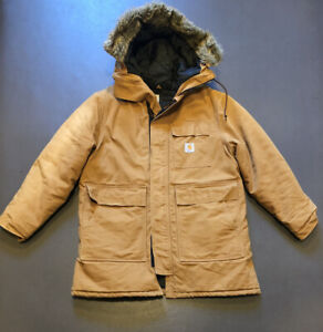 Classic  Carhartt Siberia Lined Duck Parka Coat XL - XXL 50" - 52"
