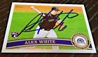 Alex White - 2011 Topps Update Signed Rookie RC Autograph Auto Card #US-142
