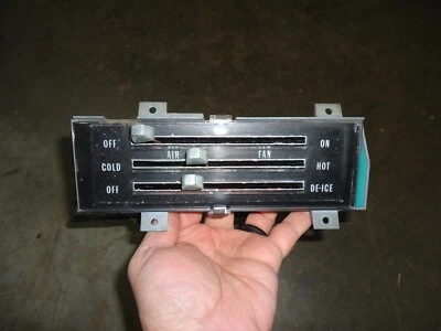 Chevrolet Impala Bel Air Biscayne 1968 control de calefacción sin aire acondicionado Foto 1 de 4