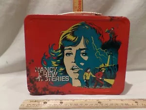 VTG Nancy Drew Mysteries 1977 Metal Lunch Box by Thermos NO THERMOS - Picture 1 of 12