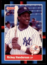 1988 Donruss Rickey Henderson Baseball Cards #277