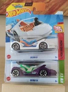 2 Hot Wheels Deora III 2024 Bianca HTC70 e 2025 Viola HYW67 Let's Race Netflix - Foto 1 di 5