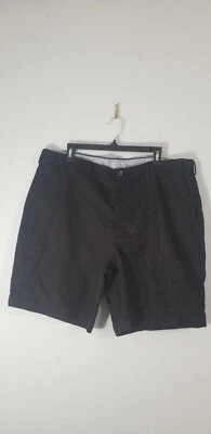 Pantalones cortos de vestir negros Croft and Barrow. 4 bolsillos. Hombre Talla Cintura 40" Entrepierna 8.5" Foto 1 de 4