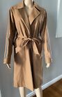 Nvlt Trench Coat Striped Woman Size S Nwot