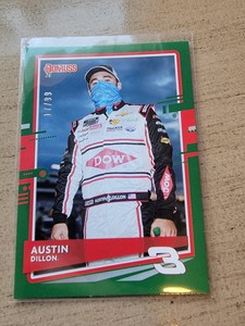 2021 Panini Donruss Racing Austin Dillon Green SP 17/99