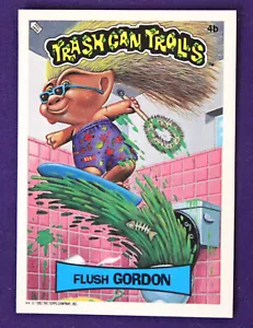 Topps 1992 bote de basura 4b Flush Gordon - Imagen 1 de 2