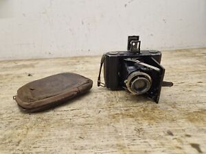 Vintage ZEISS IKON IKONTA Pocket Folding Camera & Case