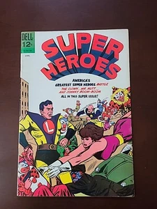 SUPERHEROES # 2 (DELL) (1967) THE FAB 4 - BILL ELY & SAL TRAPANI art - Picture 1 of 7