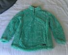 Womens Touch Of South Green Berber Half Zip Pullover Size S