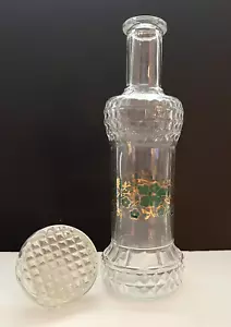 Banda decantadora floral italiana de diseño floral verde y dorado tiene pegatina - Imagen 1 de 19