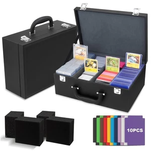 Toploader Storage Box for 3"x4" - Holds 500+ Loaders,120 Magnetic Holders,Dur... - Picture 1 of 9