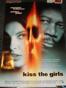 KISS THE GIRLS movie poster, Morgan Freeman Ashley Judd - Picture 1 of 3
