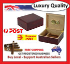 Elegant 25+ CT Count Cigar Humidor Humidifier Wooden Case Box Hygrometer one1