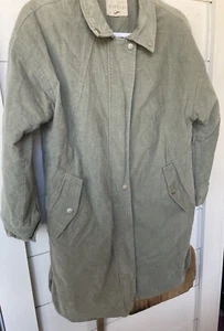 Moon River Anthro Utility Jacket Coat Green Size XS Cotton Blend Super Soft - Picture 1 of 8