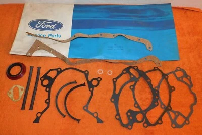 1979-1983 Ford LTD Mercury Grand Marquis NOS 351W ENGINE LOWER GASKET SET - Image 1 of 4