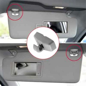 PASSEND FÜR TOYOTA 2x Sonnenblende Haken Clip grau - Bild 1 von 11