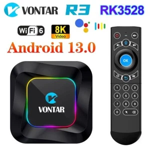 TV Box Support 8K Video Support Google Voice Input Media Player Set Top Box New - Picture 1 of 34