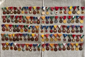 colección de 100 medallas y órdenes militares húngaras años 50-80 - Imagen 1 de 8