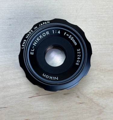 Nuevo lente de ampliación Nikon EL-Nikkor 50 mm f/4 - sin usar en embalaje original Foto 1 de 4