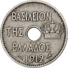 [#1272787] Griechenland, George I, 10 Lepta, 1912, Paris, Nickel, SS, KM:63