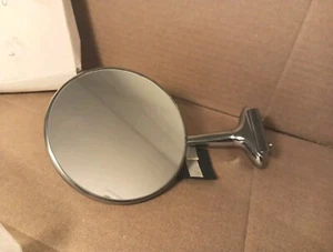Vintage 4 Inch Round “Peep” Side View Mirror , Hot Rod, Rat Rod or Ratbike NEW. - Picture 1 of 6