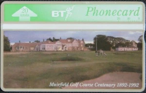 BTC 051 BT Phonecard, 20 Unit MUIRFIELD GOLF CENTENARY. Unused, Looks Mint - Picture 1 of 2