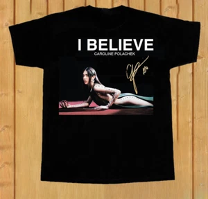 T-shirt unisex firmata Caroline Polachek I Believe cotone taglia intera S-5XL AL114 - Foto 1 di 2