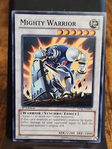 Mighty Warrior - 1st Edition - Yugioh Earth Synchro - Vintage - Picture 1 of 1