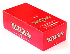 1 box RIZLA Red Regular medium weight Rolling paper - 50 booklets = 2500 papers