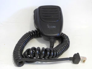 ORIGINAL ICOM HM-100N BASIC ELEKTRET KONDENSATOR STAUBDICHT HANDMIKROFON - Bild 1 von 2