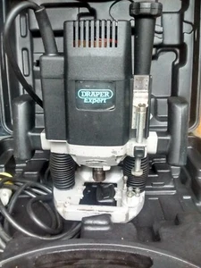 DRAPER EXPERT VARIABLE SPEED 1/2" PLUNGE ROUTER 110v 1900w VERY CLEAN - Picture 1 of 6