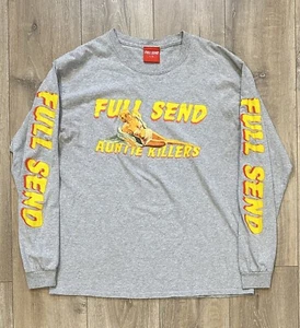 FULL SEND Auntie Killers Men’s Long-Sleeve T-Shirt Large Gray 2020 - Picture 1 of 9