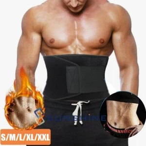 Waist Trimmer Belt Sweat Band Wrap Ab Stomach Weight Loss Fat Burner Slimming - Picture 1 of 26