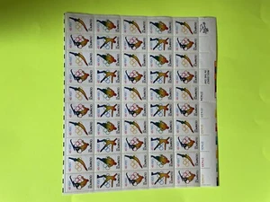 U.S Olympic Games Postage Stamp Sheet - Picture 1 of 2