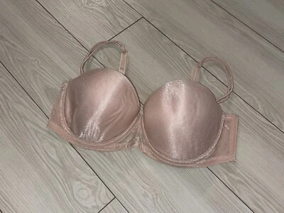 Sujetador Balconette Multivía Sin Tirantes Lily of France 2101122 UW Brillante 38C Beige Foto 1 de 4