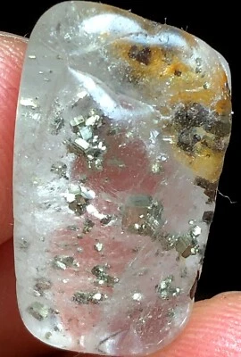 30ct Rare Crystal Fantastic Golden Chalcopyrite&IRON PYRITE Nugget Native  i206 - Image 1 of 4