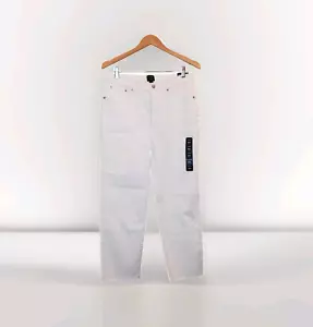 J Crew Factory Petite White Stovepipe Straight Jean Signature Stretch+ Women 30P - Picture 1 of 19