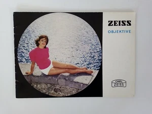 kultige Werbe-Broschüre 1960 ZEISS OBJEKTIVE Carl Zeiss/Foto Becker Düsseldorf - Bild 1 von 8