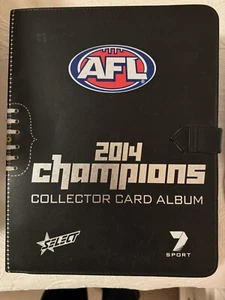 Official AFL 2014 Collector Card Album With Over 200 Cards, Incomplete, VGC - Picture 1 of 4